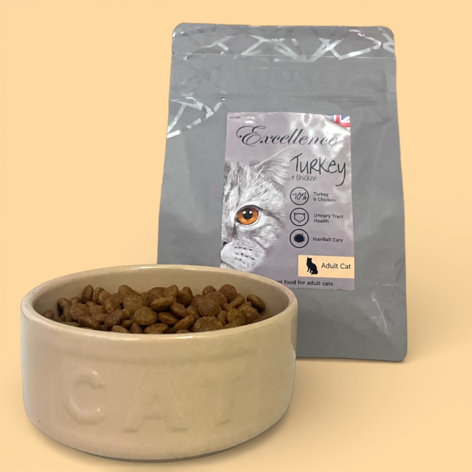 Grain Free Adult Cat Food | 70% Turkey & Chicken UK