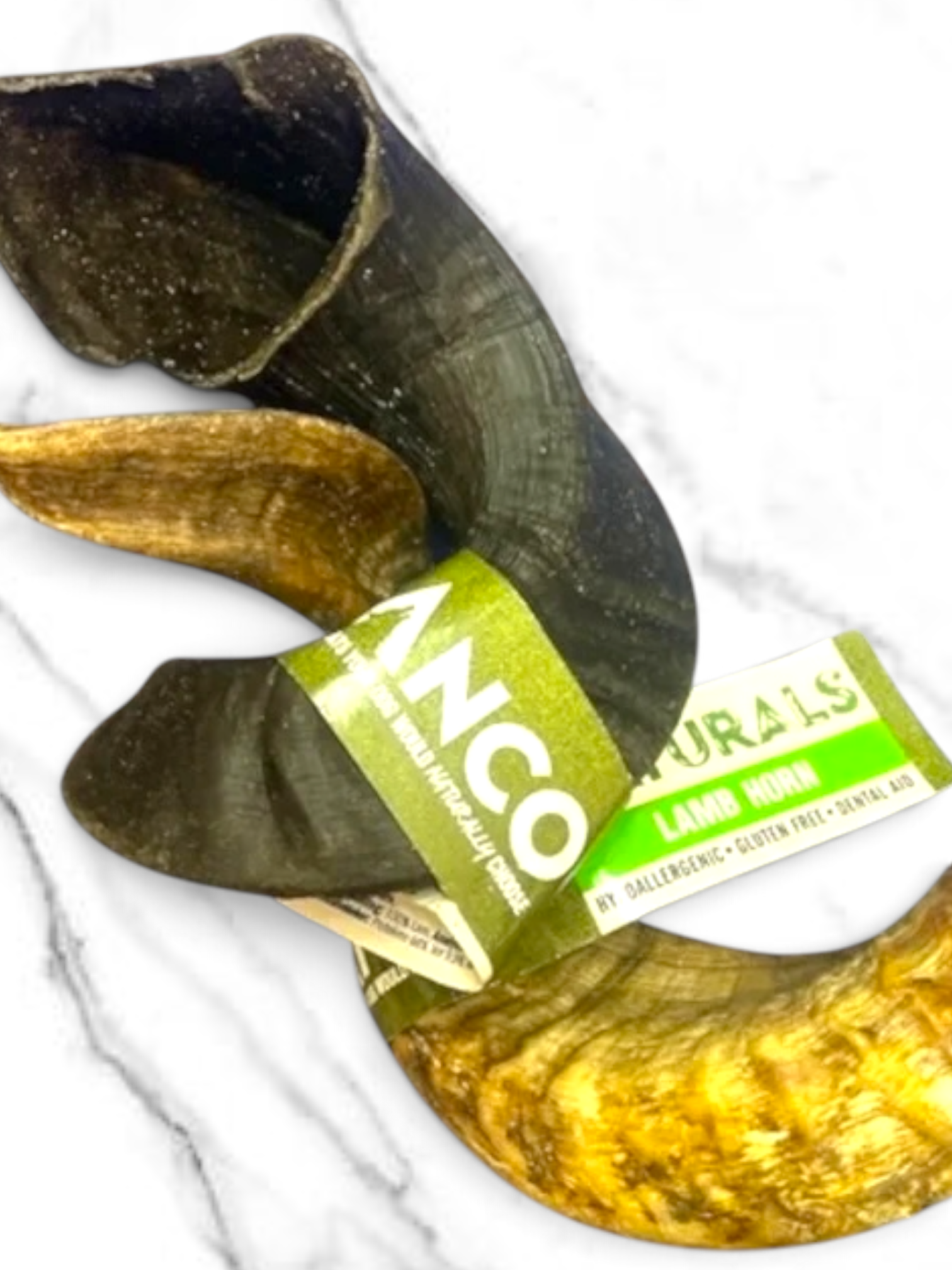 100% Natural Lambs Horns For Dogs & Puppies