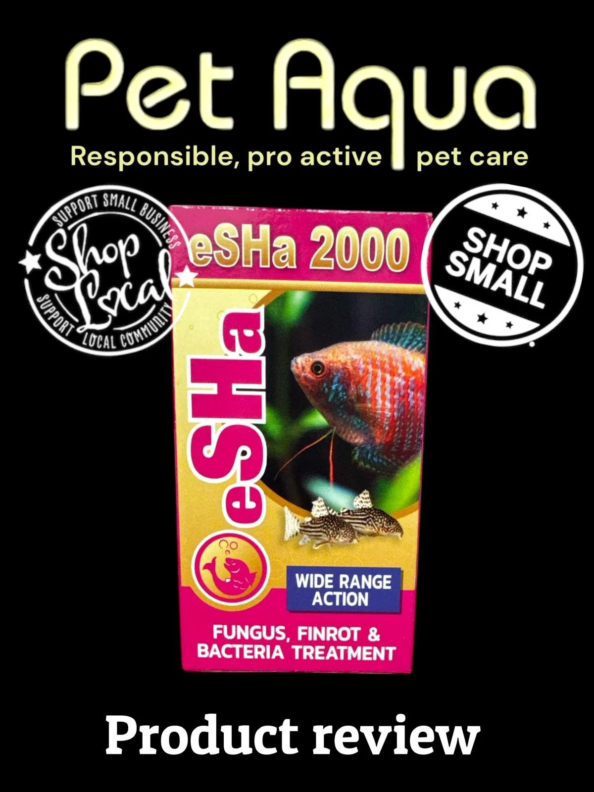 eSHa 2000 is a trusted, broad-spectrum aquarium medication that has been helping fishkeepers for over 50 years