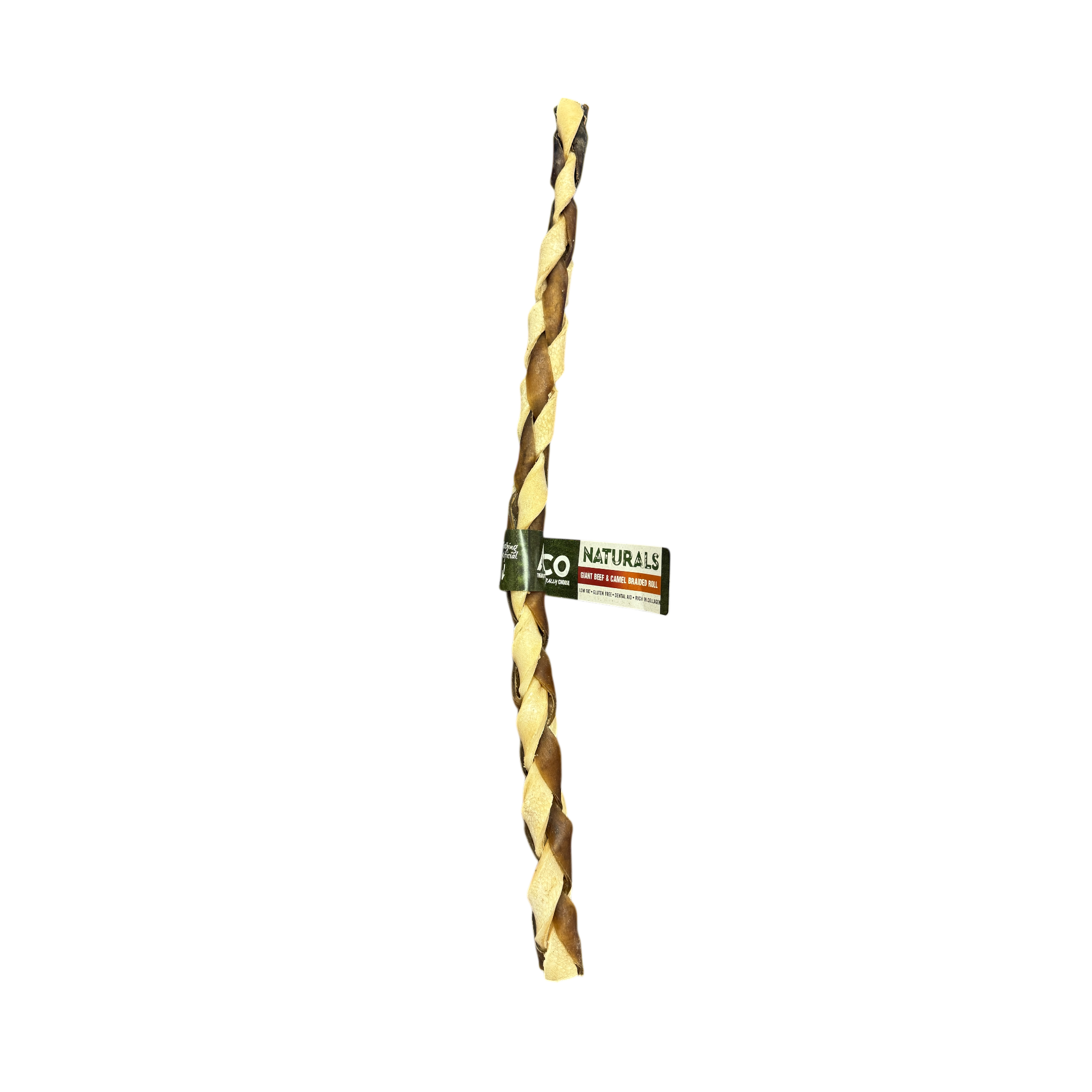 Natural Beef & Camel Braid Chew For Dogs - medium, Large, Giant