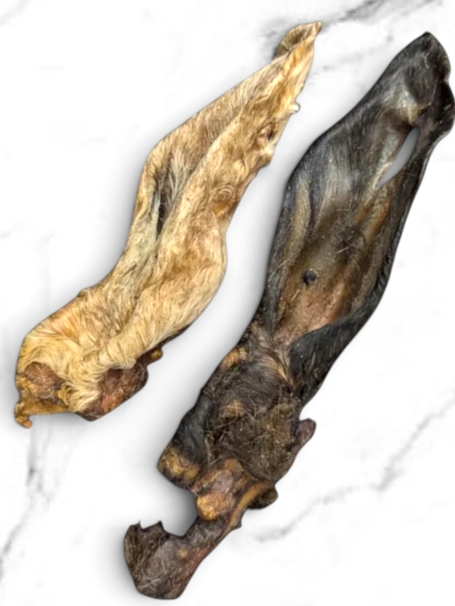 100% Natural Hairy Goat Ears for Dogs and Puppies