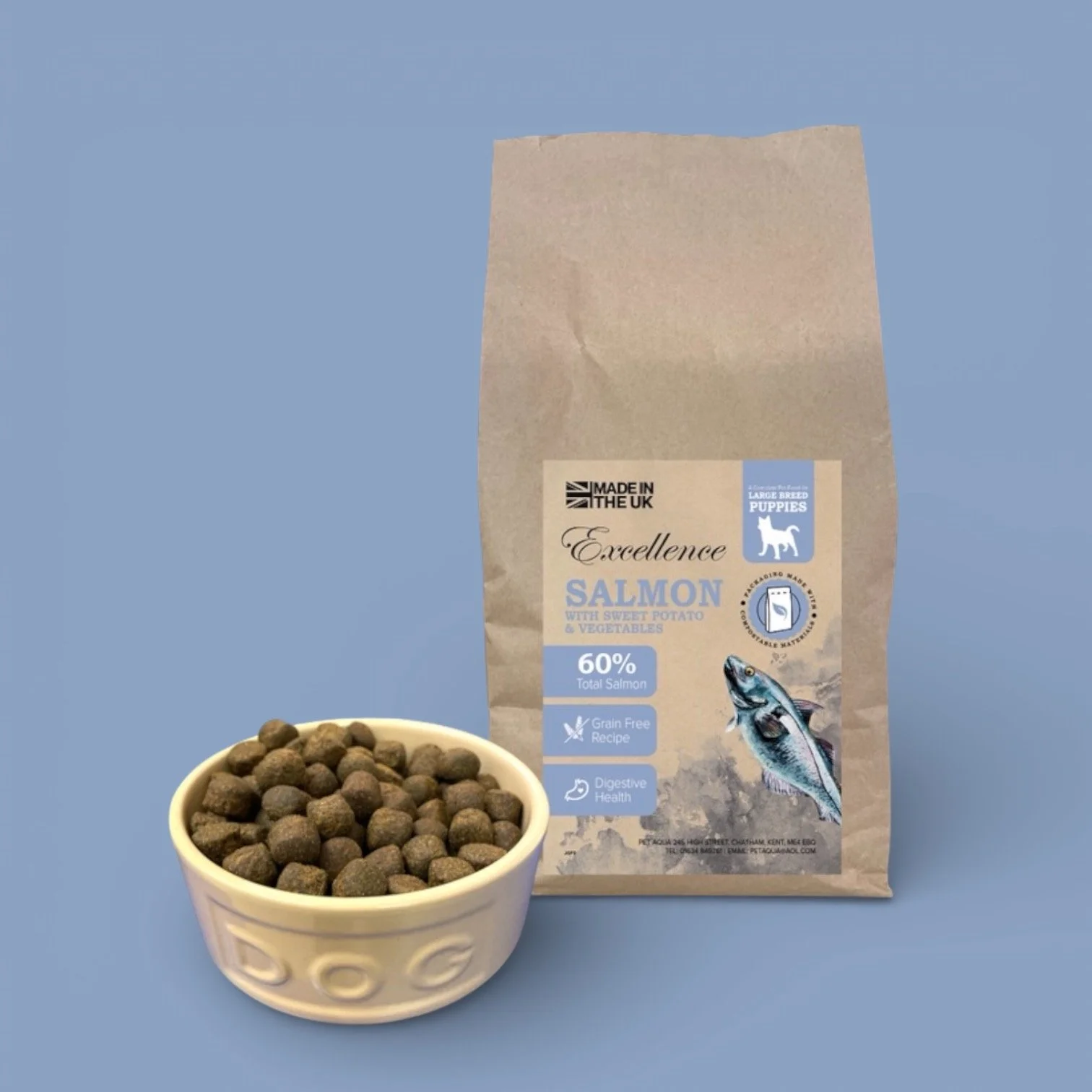 Large Breed Puppy Food | Grain Free Salmon & Sweet Potato