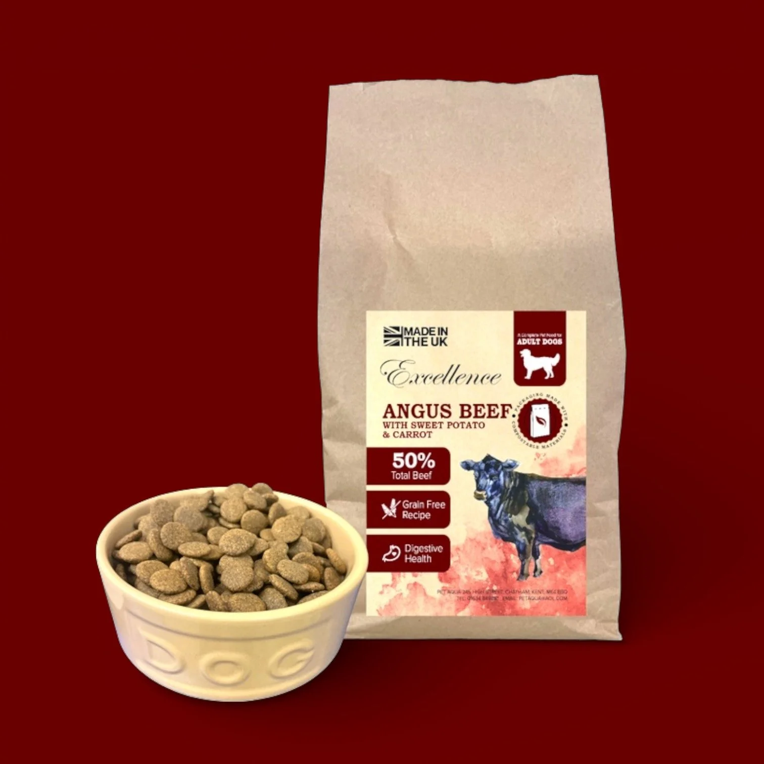 Angus Beef Adult Dog Food | Natural & Grain Free UK