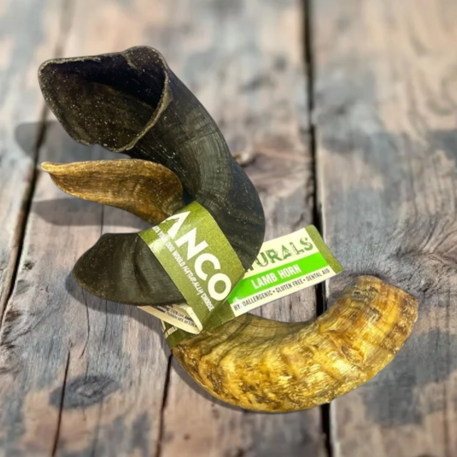 100% Natural Lambs Horns For Dogs & Puppies