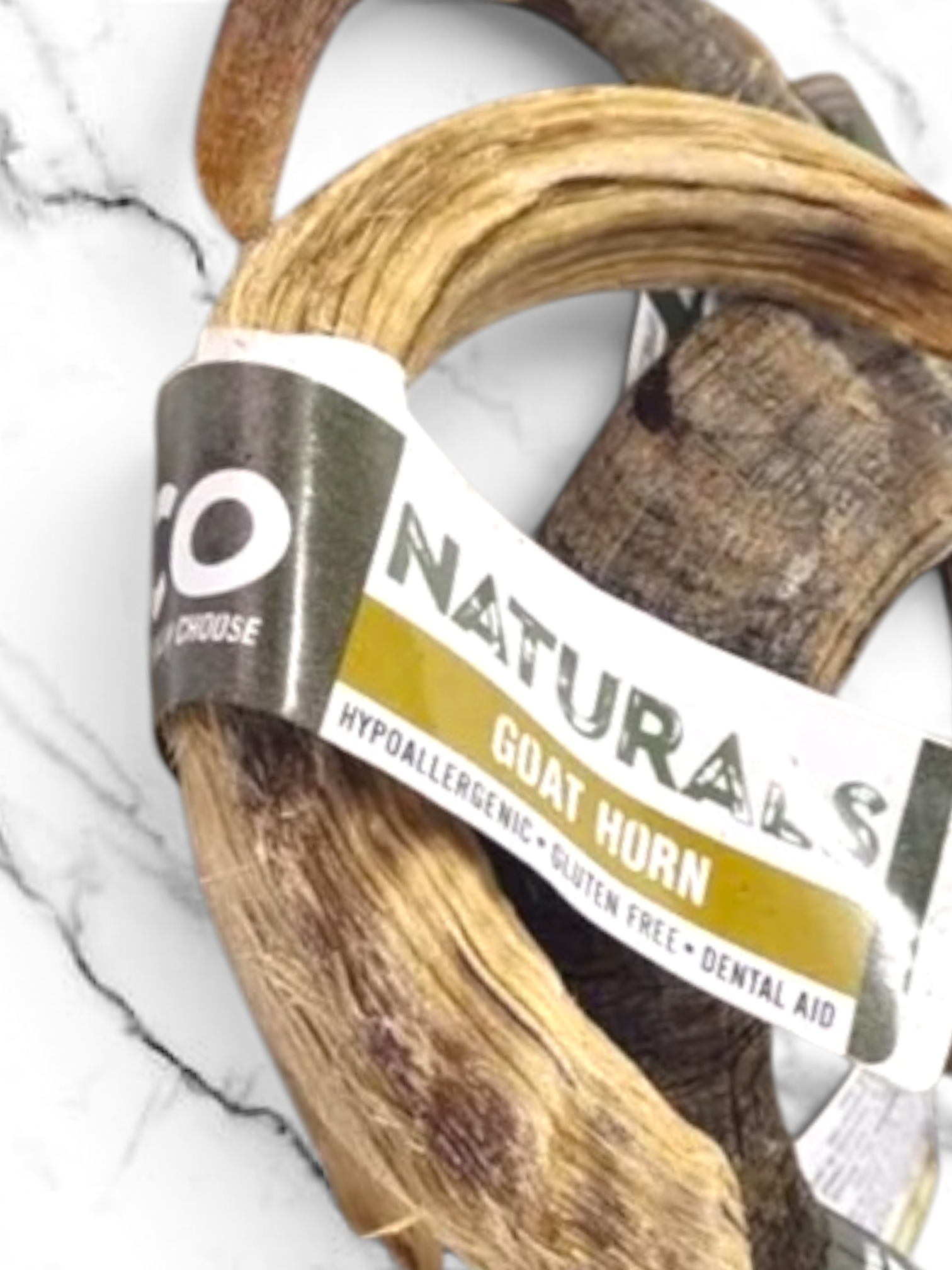 100% Natural Goat Horn For Dogs and Puppies
