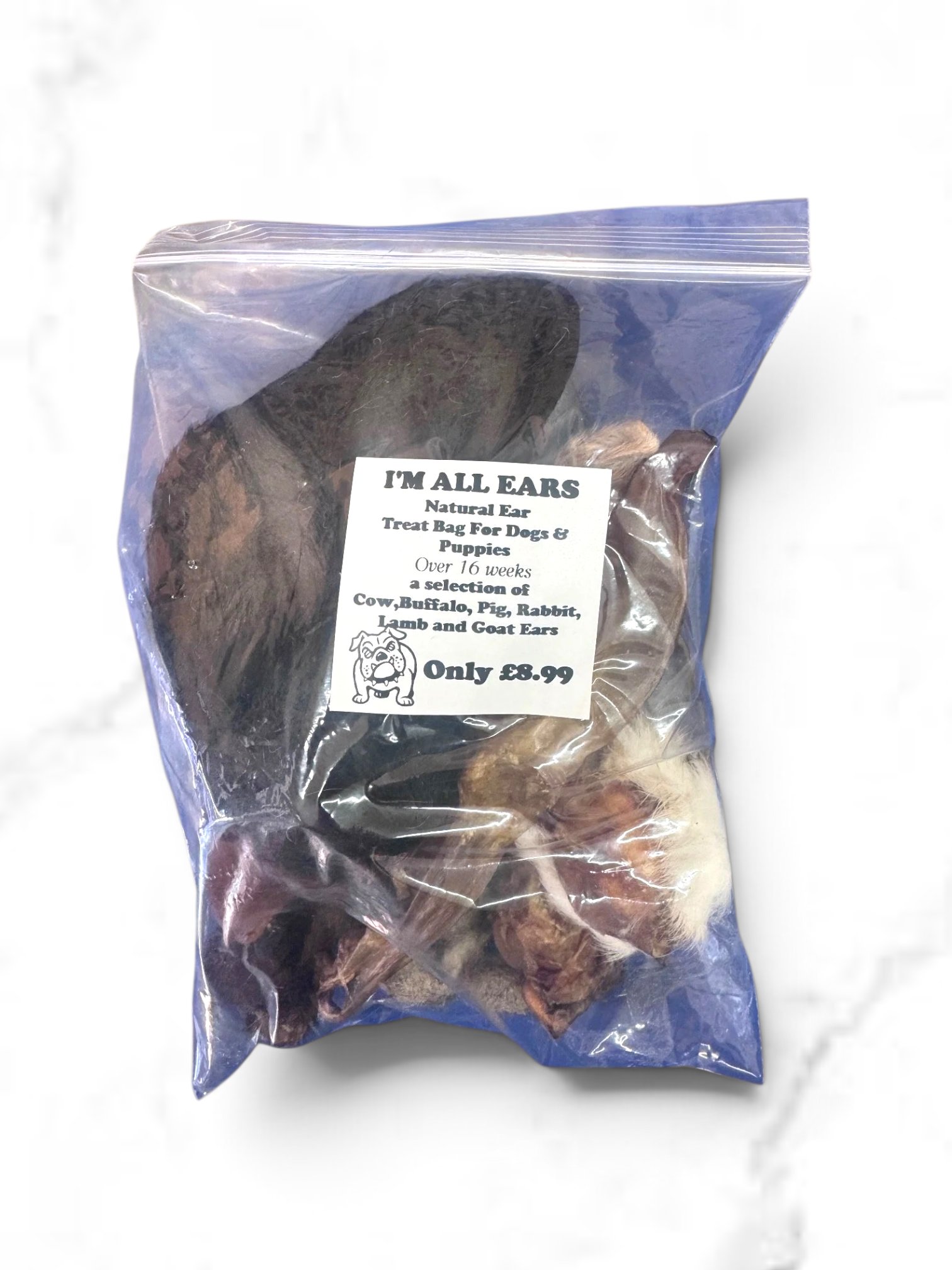 I'm all ears - A selection bag of natural ears for dogs