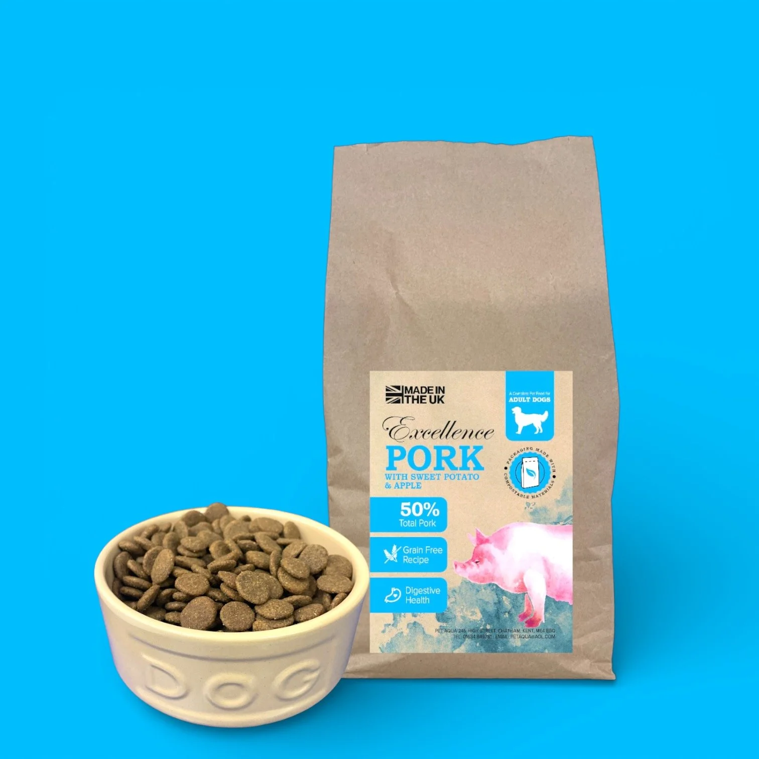 Premium Pork Dog Food | Natural & Hypoallergenic UK