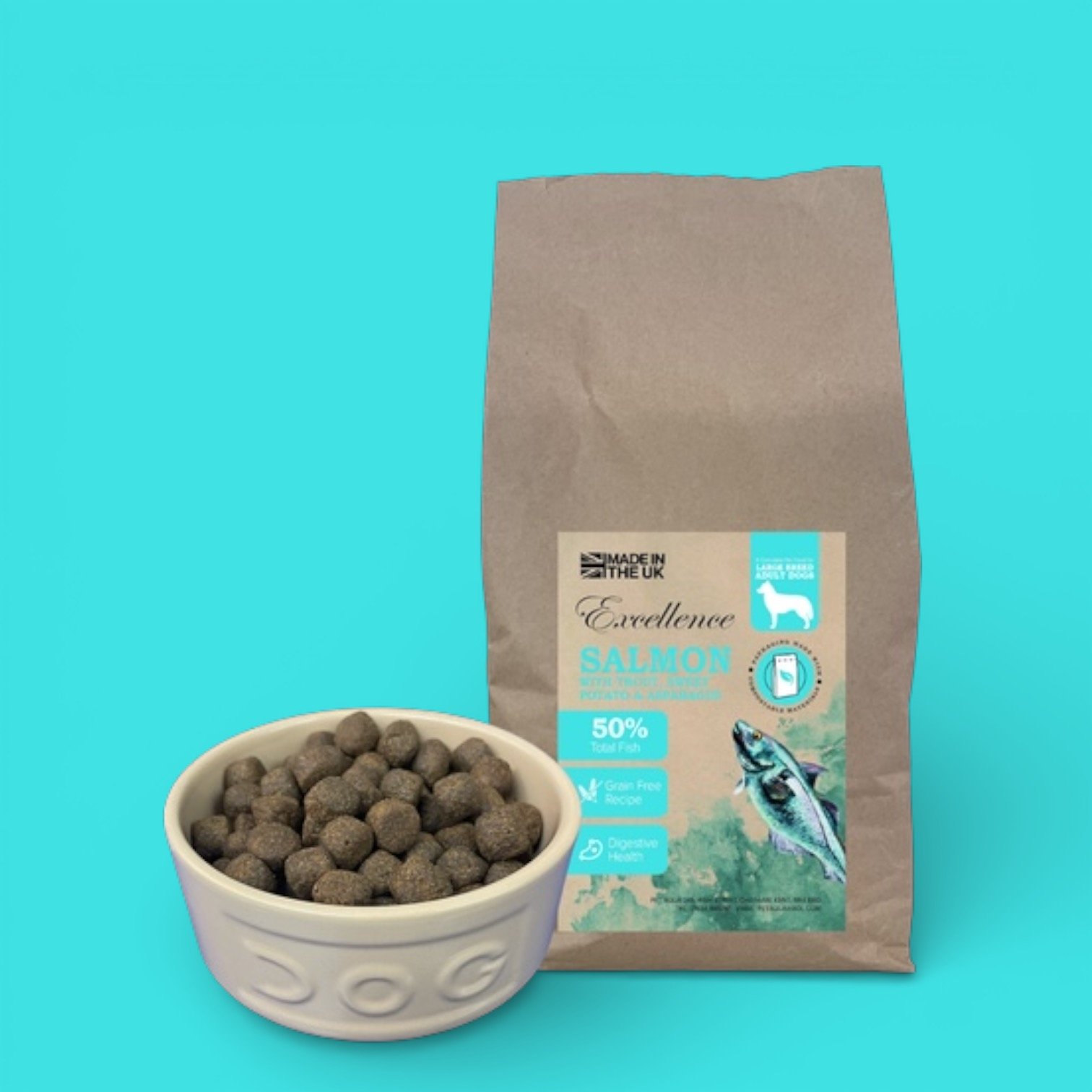 Large Breed Salmon Dog Food | Sensitive & Joint Support UK