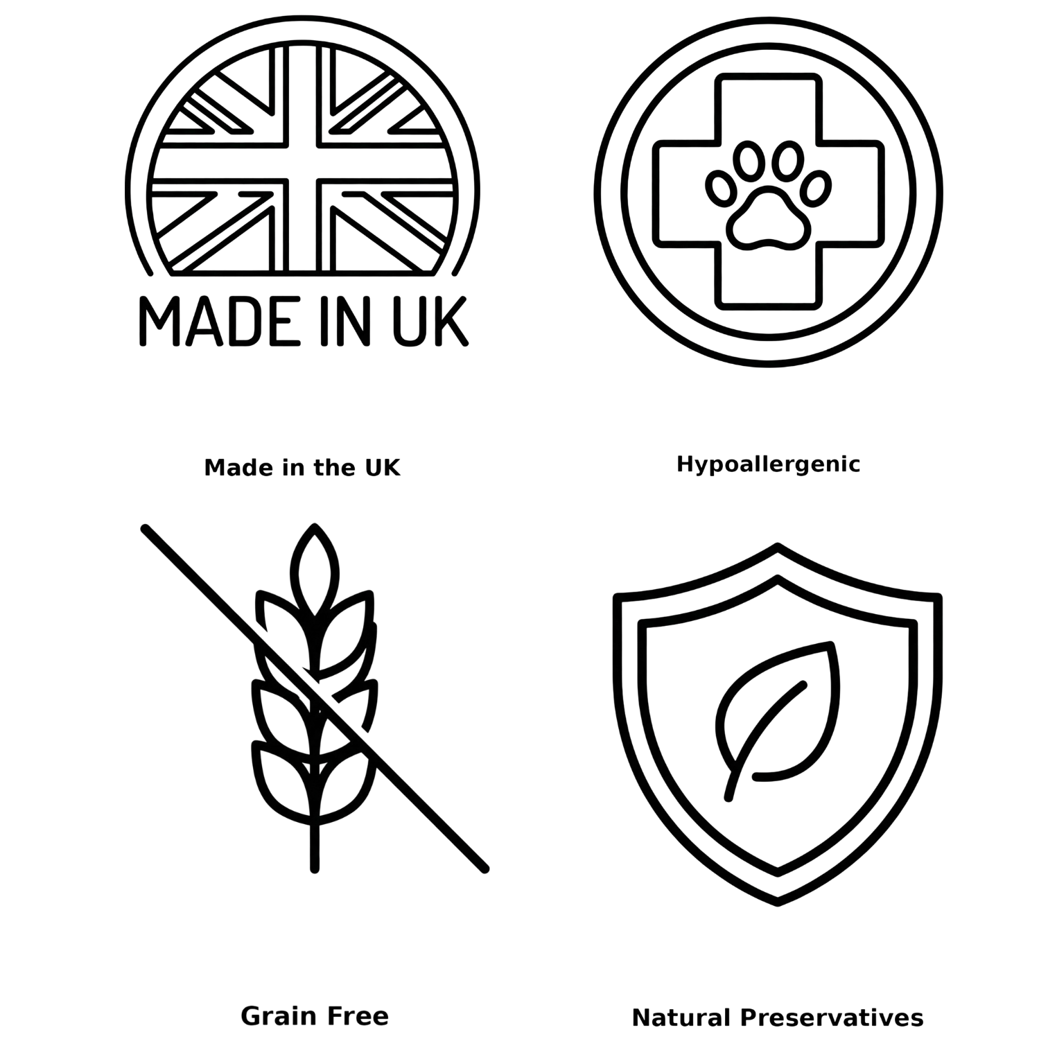 grain free hypoallergenic made in the uk