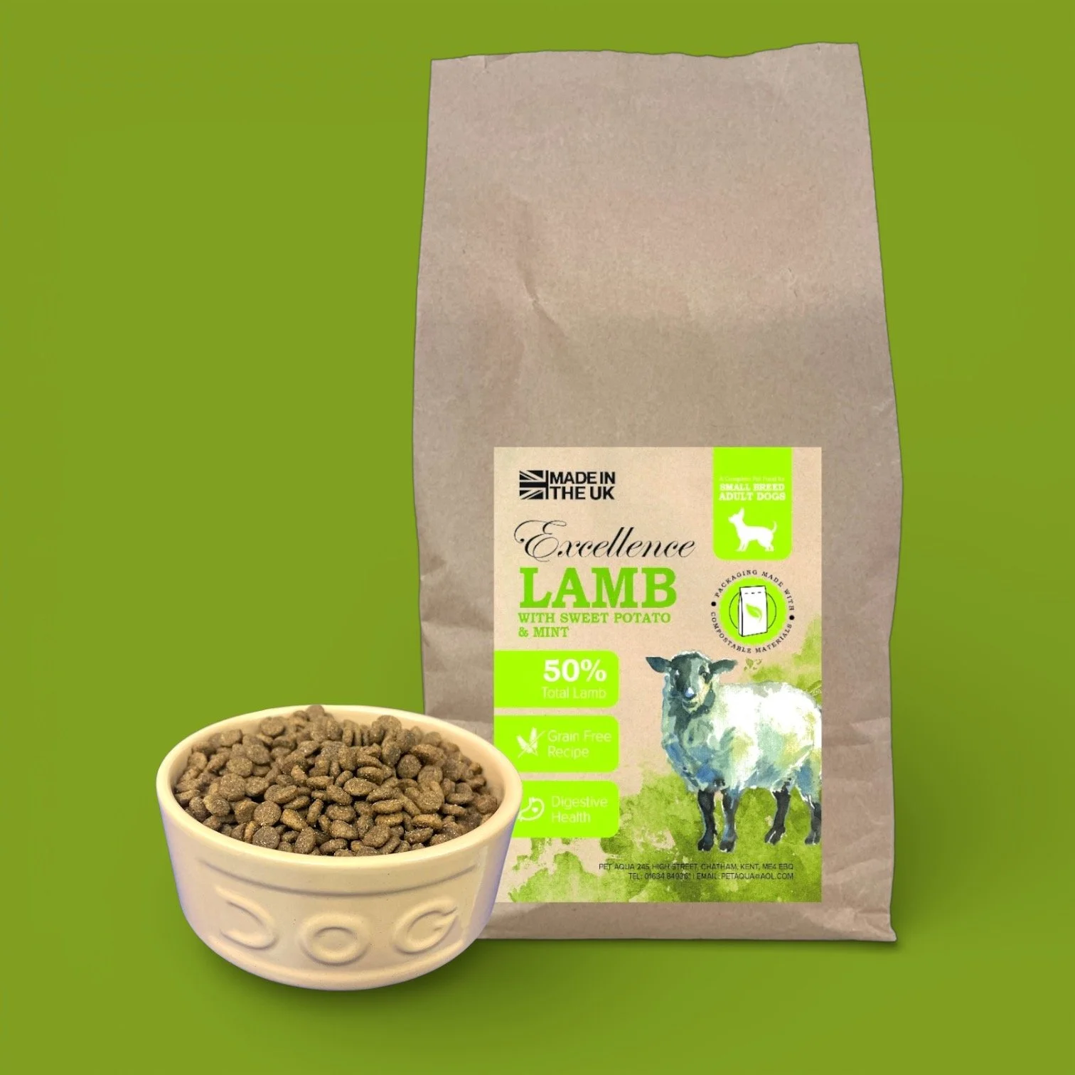 Small Breed Lamb Dog Food | Natural & Hypoallergenic UK
