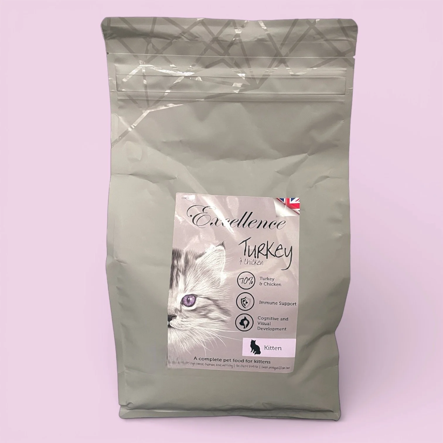 Premium Kitten Food | Natural Grain Free Turkey & Chicken UK