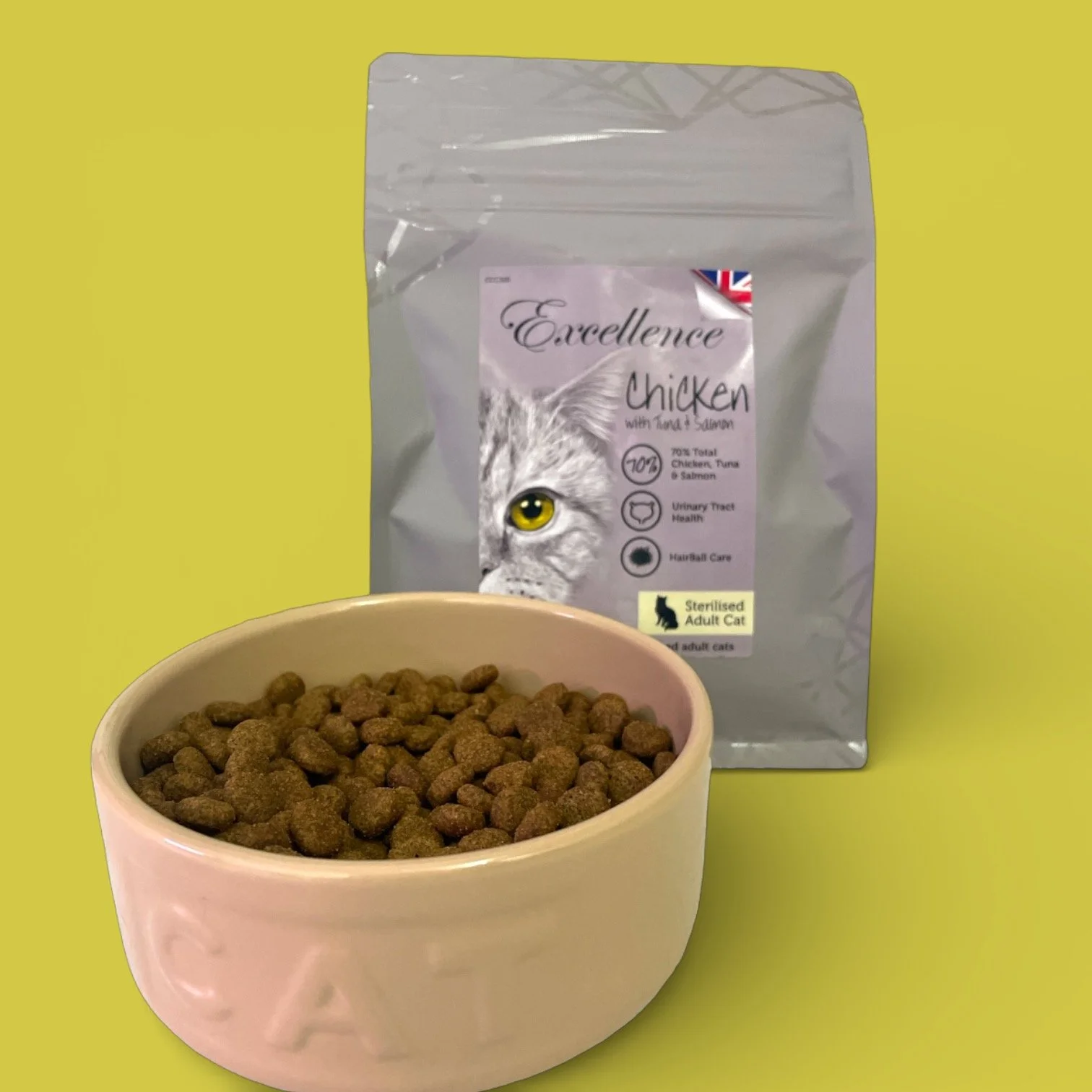 Indoor Cat Food | 70% Chicken, Tuna & Salmon Grain Free UK