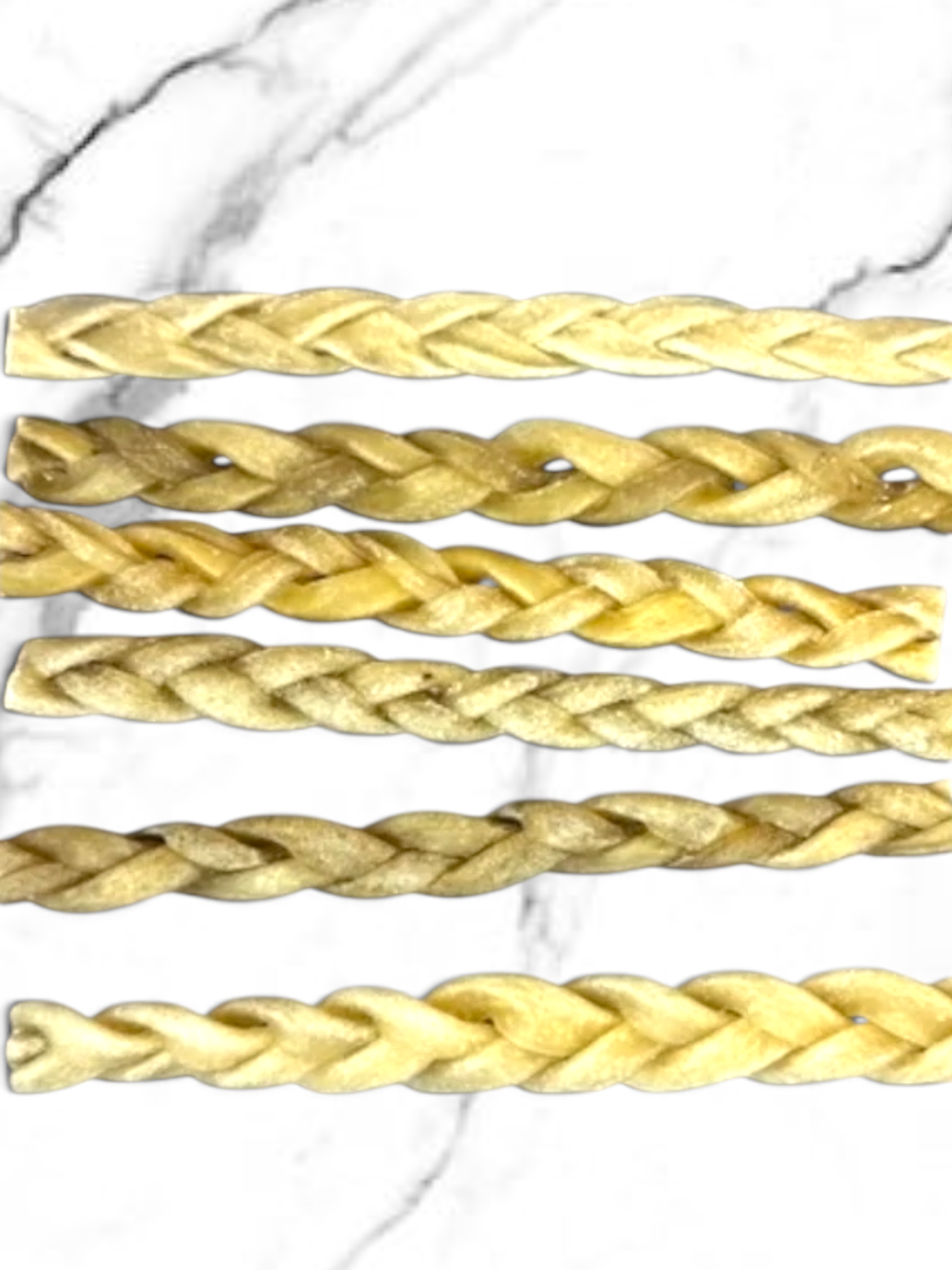 100% Natural Lamb Braids Small (Not Rawhide)
