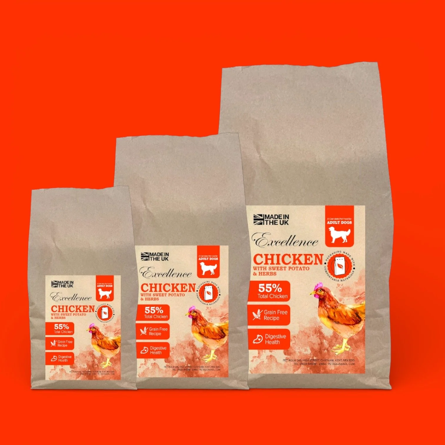 Adult dog food 50% Chicken