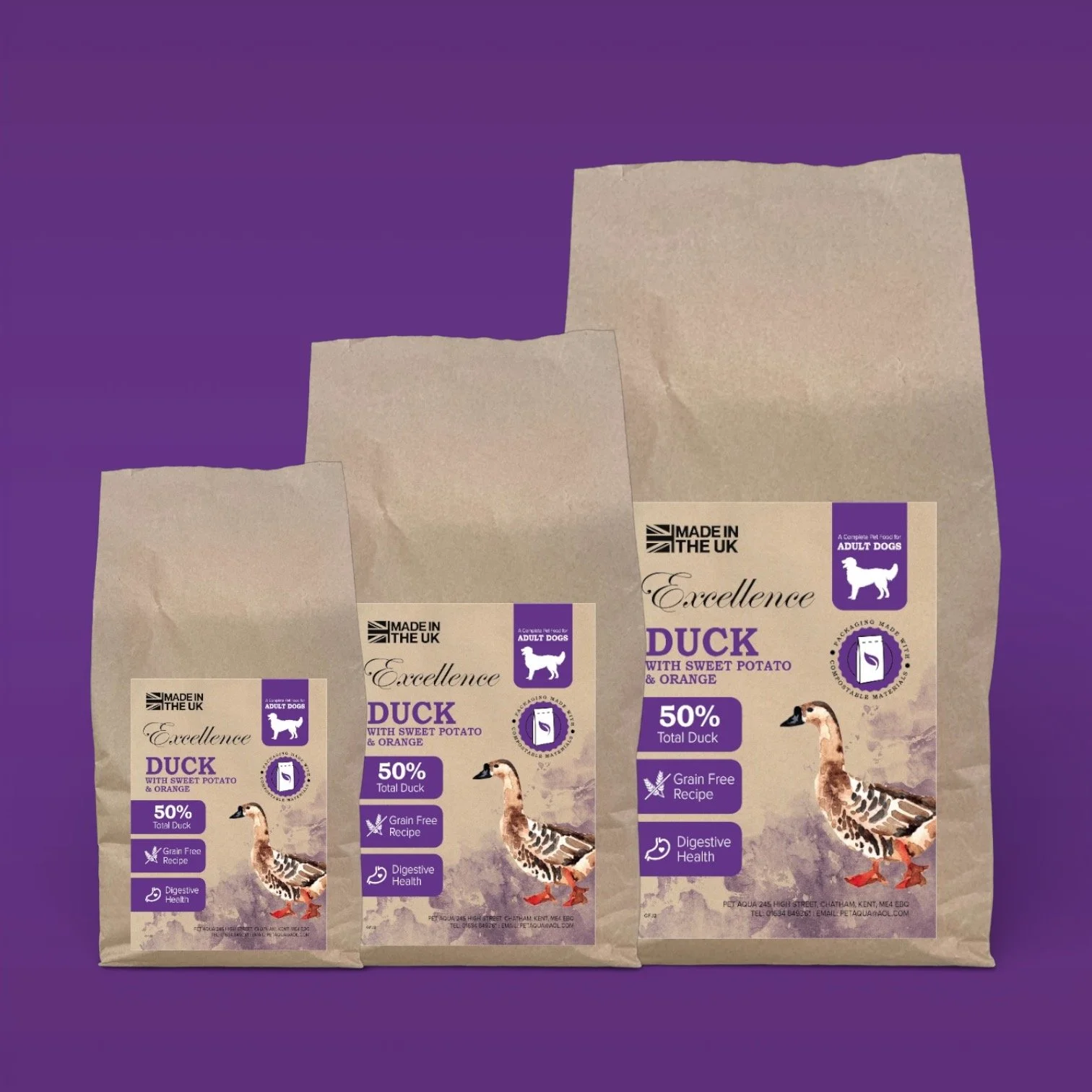 Duck Kibble Natural dog food