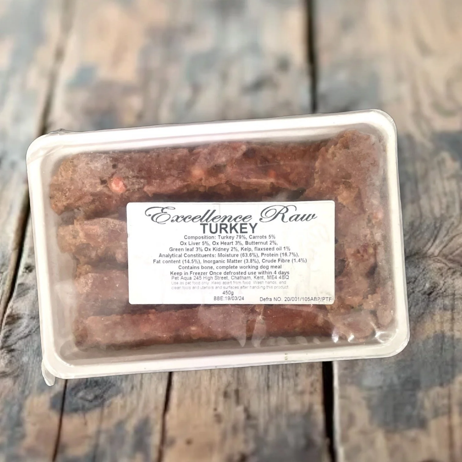 Turkey Raw food for dogs