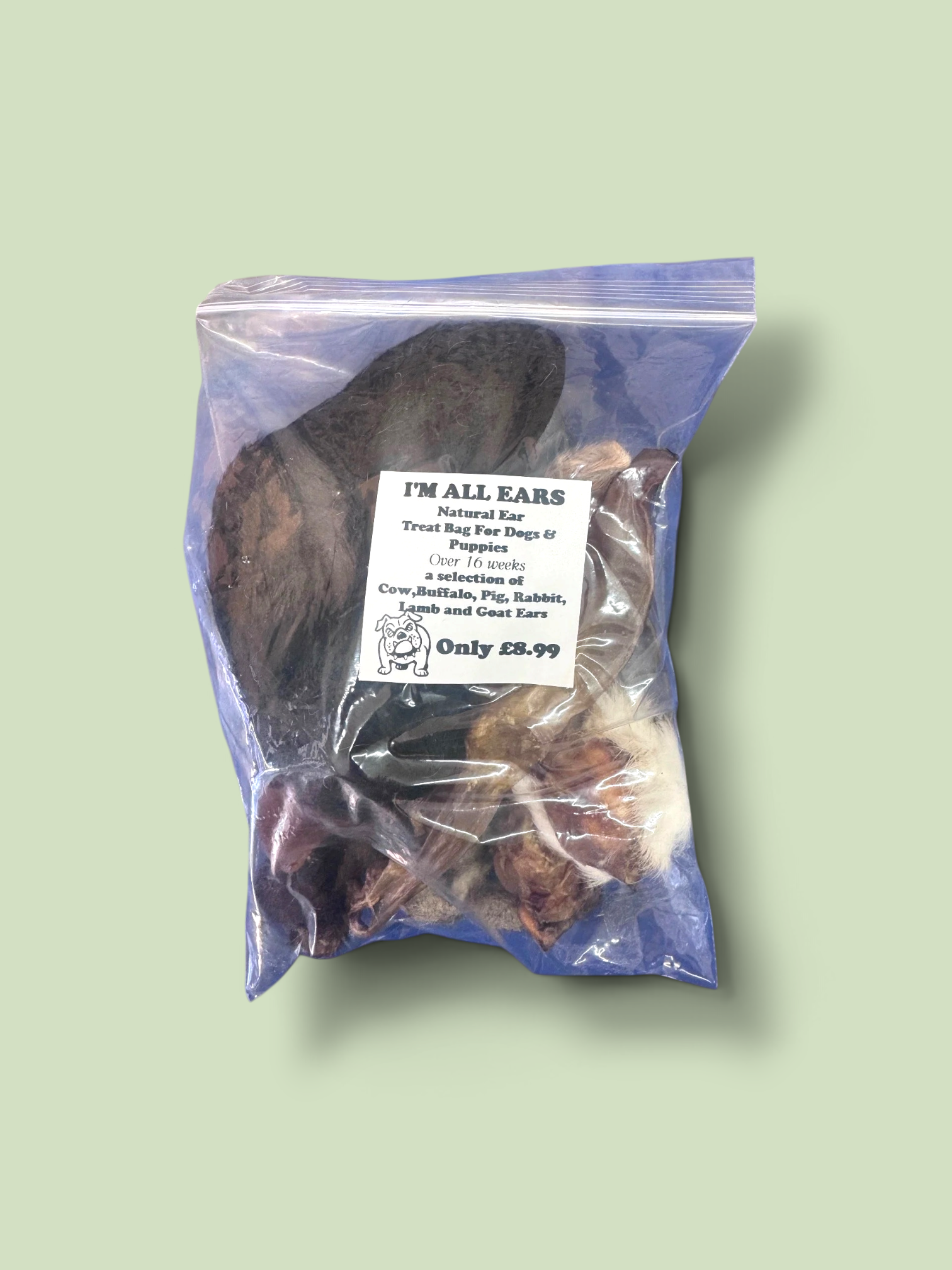 I'm all ears - A selection bag of natural ears for dogs
