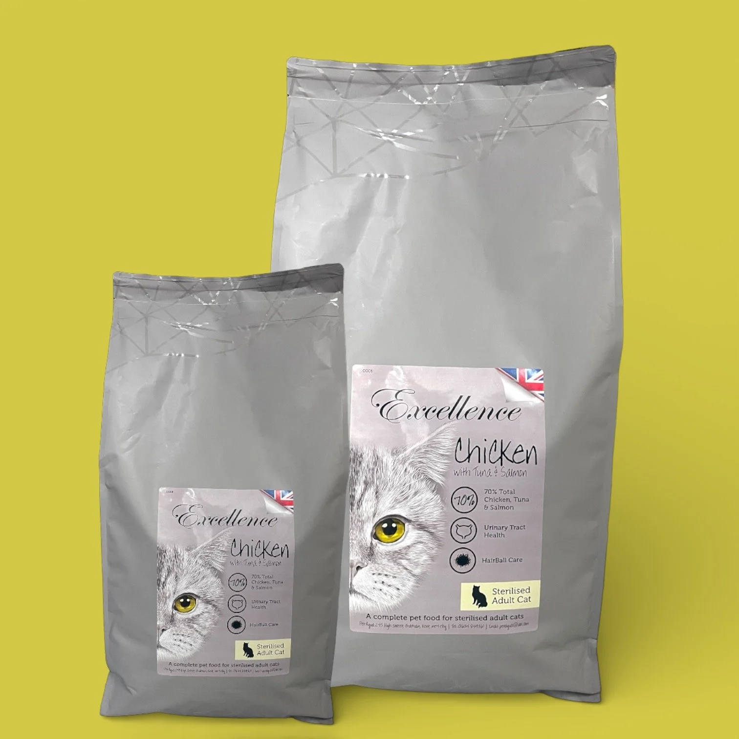 Indoor Cat Food | 70% Chicken, Tuna & Salmon Grain Free UK