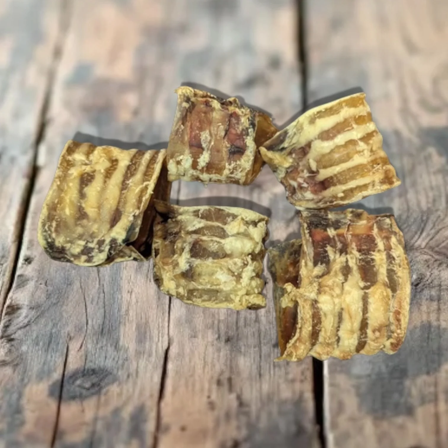 100% Natural Premium Beef Trachea For Dogs Cut Small