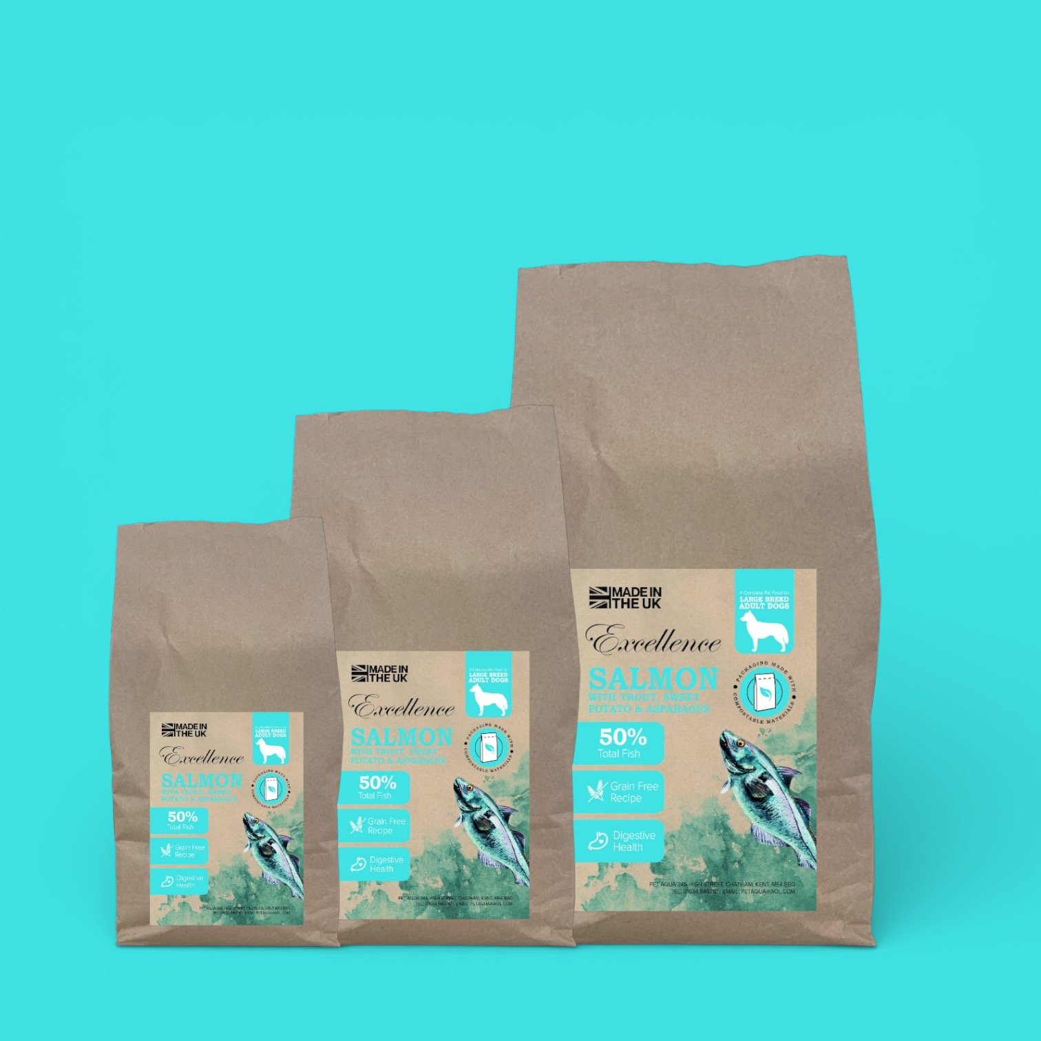 Large Breed Salmon Dog Food | Sensitive & Joint Support UK