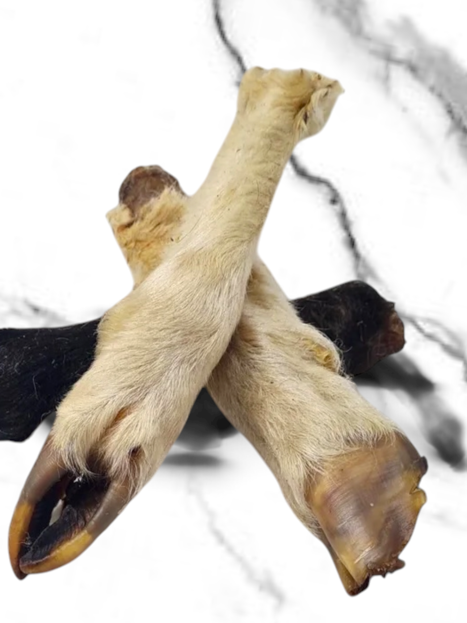 100% Natural Hairy Lamb Trotters For Dogs & Puppies