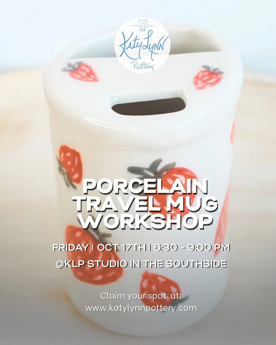 New workshops are LIVE!
I’ve been cooking up a cozy, creative line-up to carry us through the end of the year. Think mugs, ornaments, bells, and more. Whether you’re looking for a hands-on night out, a keepsake for the holidays, or a lit