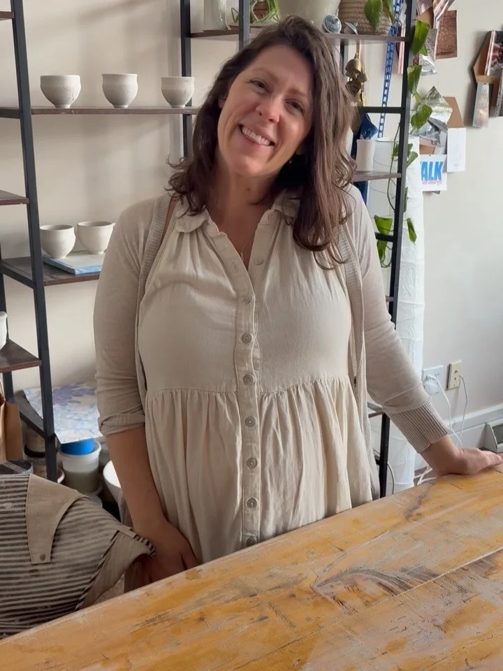 This pregnant potter has been working overtime to get pots ready for my first-ever NCECA POP UP! 

I&rsquo;m thrilled to be popping up with The Guild of Artisan Teachers (GOATs 🐐) in Detroit on  Wednesday, 3/25 held at Elephant &amp; Co from 6-9 PM 