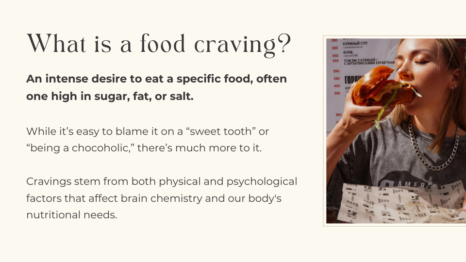What is a food craving?