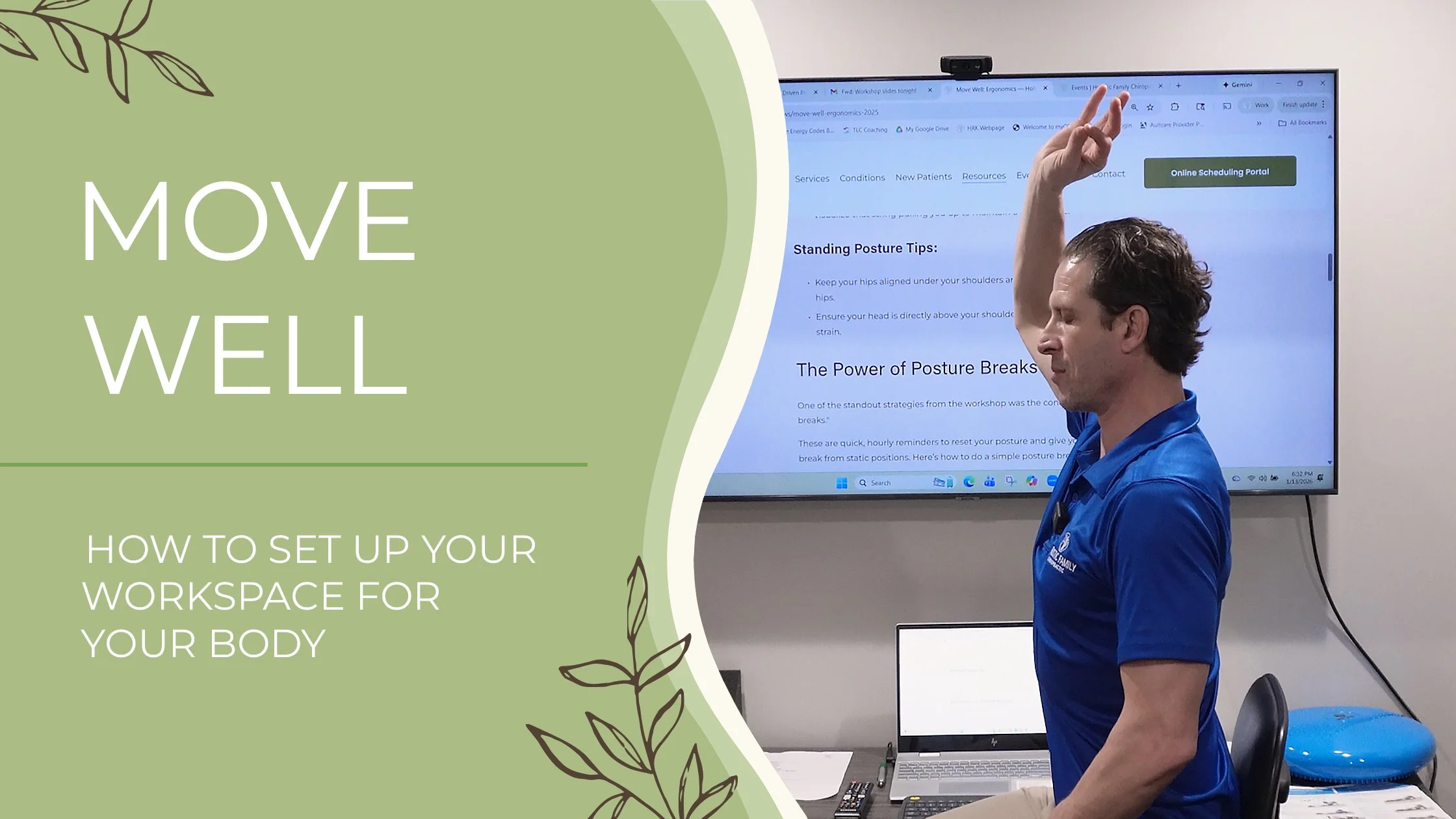 Wisdom from Move Well: How to Set Up Your Workspace for Your Body