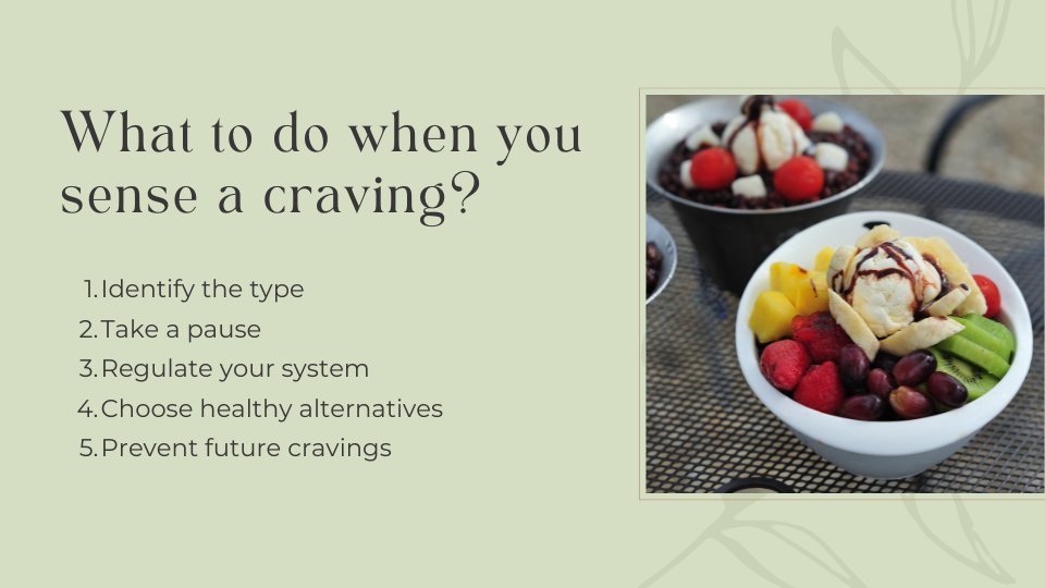 How to handle cravings