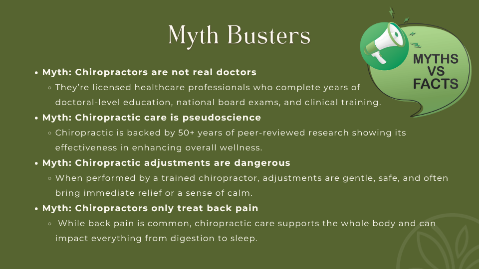 Chiropractic myths busted