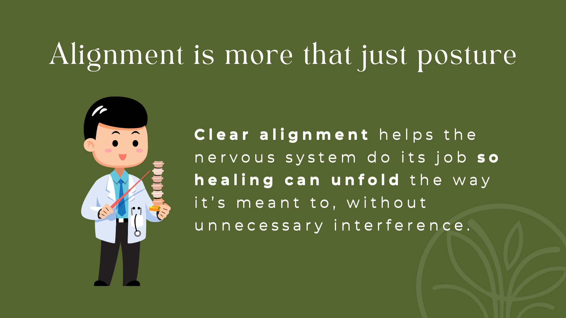 alignment is more than just posture graphic