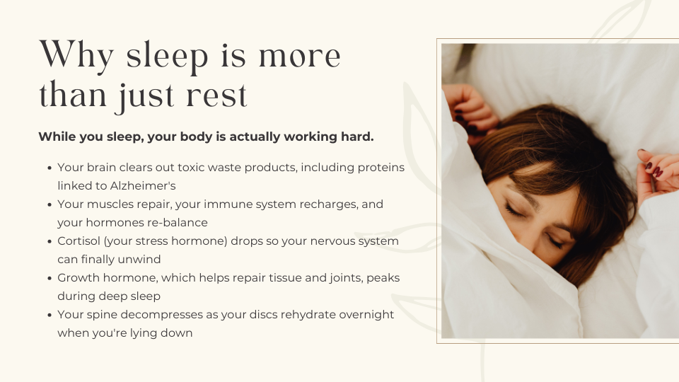 Why sleep is more than just rest