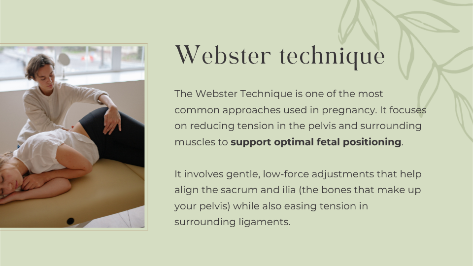 The Webster technique