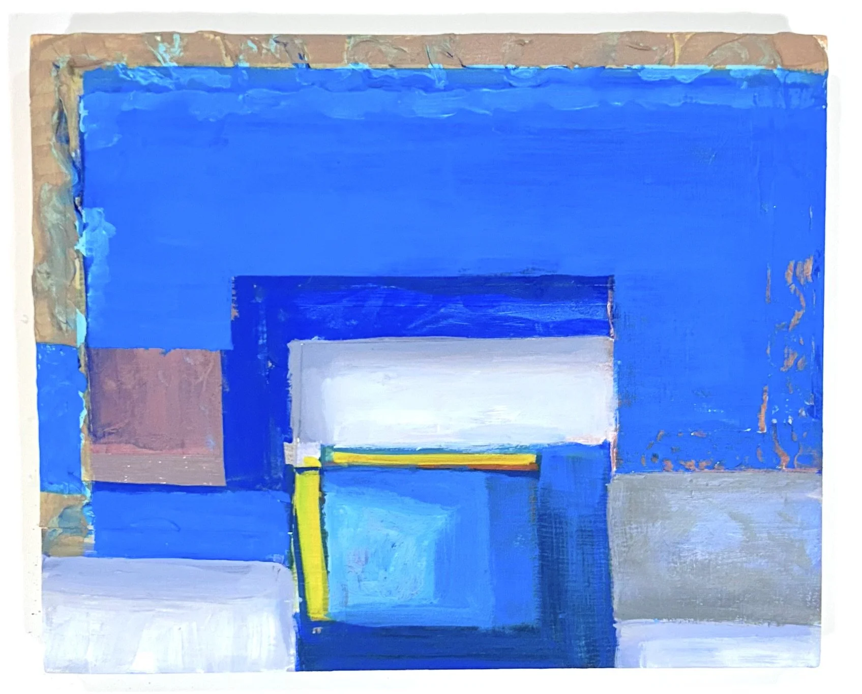 Consistent Conditions, Acrylic and Gouache on Panel, 8 x 10 inches
