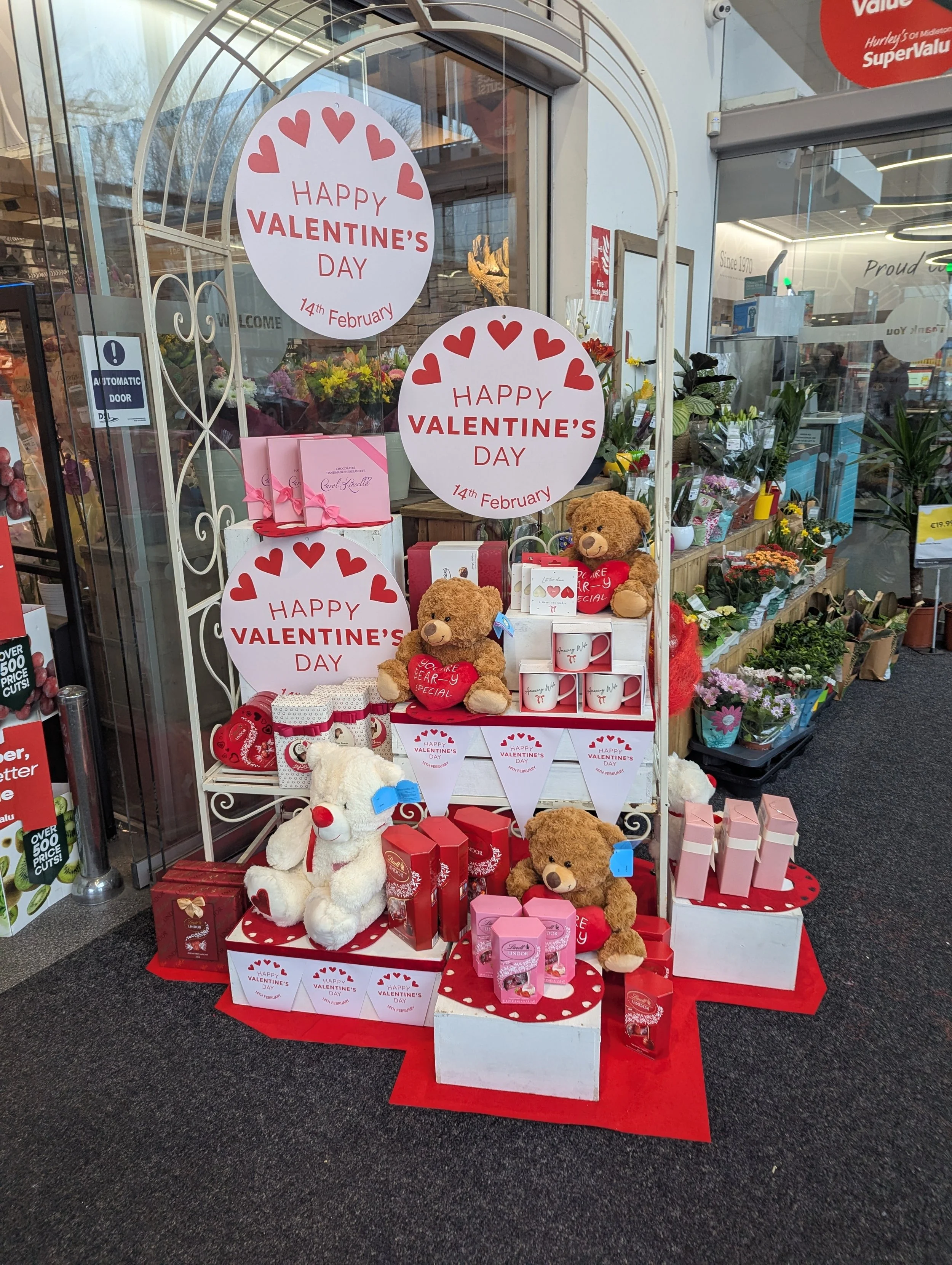 Supermarket display, Valentines