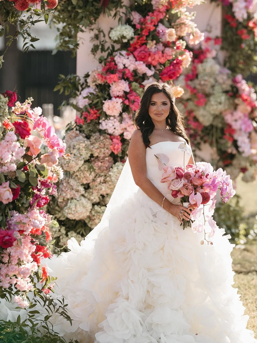 Ended our 2025 fall season on a high note! We loved curating this pink paradise&mdash; per the bride&rsquo;s request. I think we only asked Emily for approval about one design choice&mdash; she let us run! 😜 

An incredible, A++++ vendor team absolu