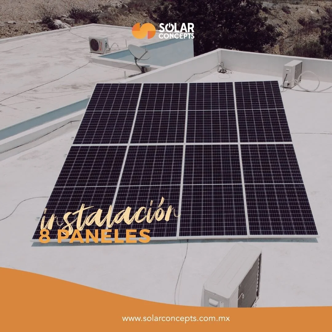 Para esta instalaci&oacute;n de 8 #panelessolares utilizamos la marca #JaSolar de 440Watts, adem&aacute;s se instal&oacute; el sistema de monitoreo remoto por panel, con 2 #microinversores APsystemas QS1A. Su instalaci&oacute;n fue a piso y se tiene 