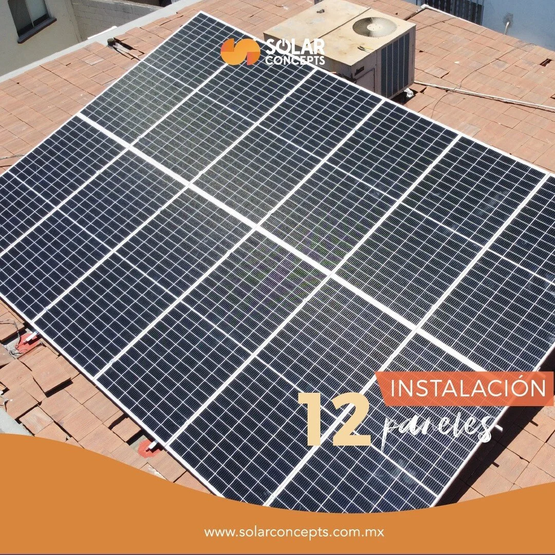 En esta instalaci&oacute;n de 12 #panelessolares, utilizamos paneles de la marca #CanadianSolar de 440WATTS cada uno, con 3 #microinversores marca #ApSystems. 

Este #kitsolar estar&aacute; produciendo 7,800KW al a&ntilde;o lo que ayudar&aacute; a nu