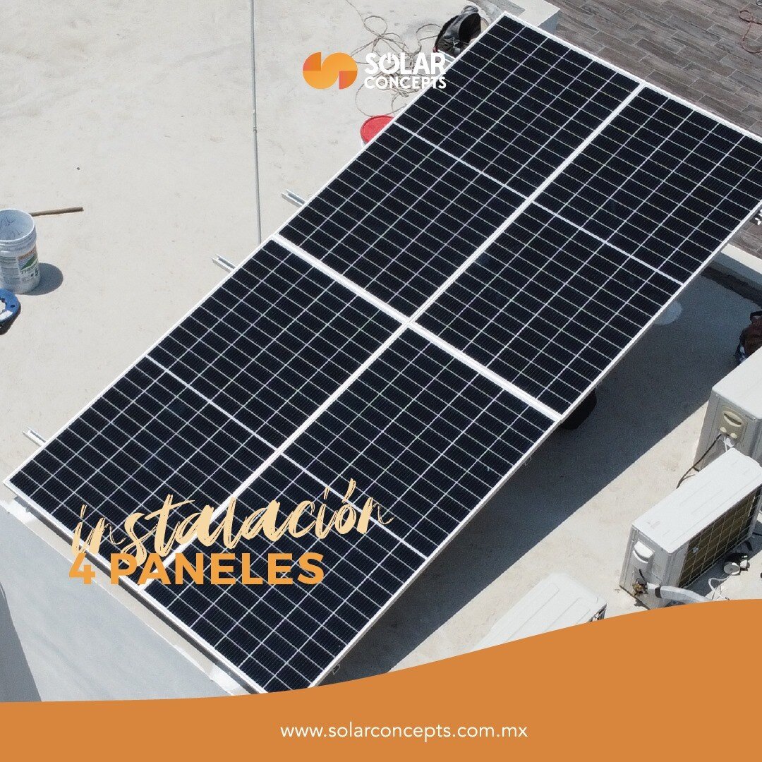 Una instalaci&oacute;n m&aacute;s donde utilizamos la marca #canadiansolar. Este #KitSolar incluye 4 #panelessolares de 440WATTS cada uno conectados a un #microinversor marca #ApSystems de 4 en 1. 

Uno de los beneficios que nos brinda el microinvers