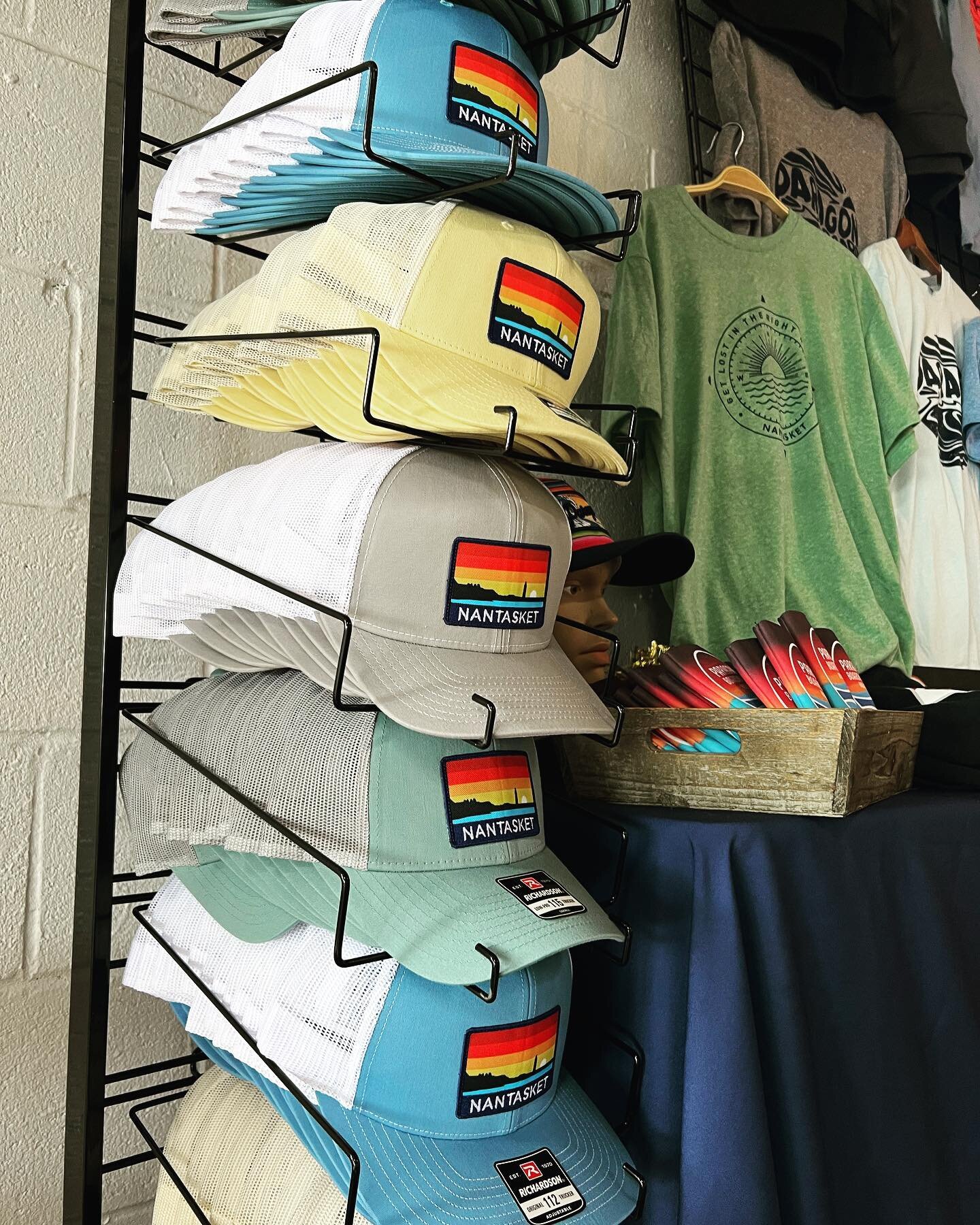 NEW MERCH🍻🧢😎

The wait is over&hellip; we&rsquo;ve got our Nantasket hats back in three fun new colors! We&rsquo;ve also got new T-shirts, sweatshirts, and coozies! GET LOST IN THE RIGHT DIRECTION🧭☀️

Hats-$30
T-Shirts- $30
Long sleeve T-Shirt- $