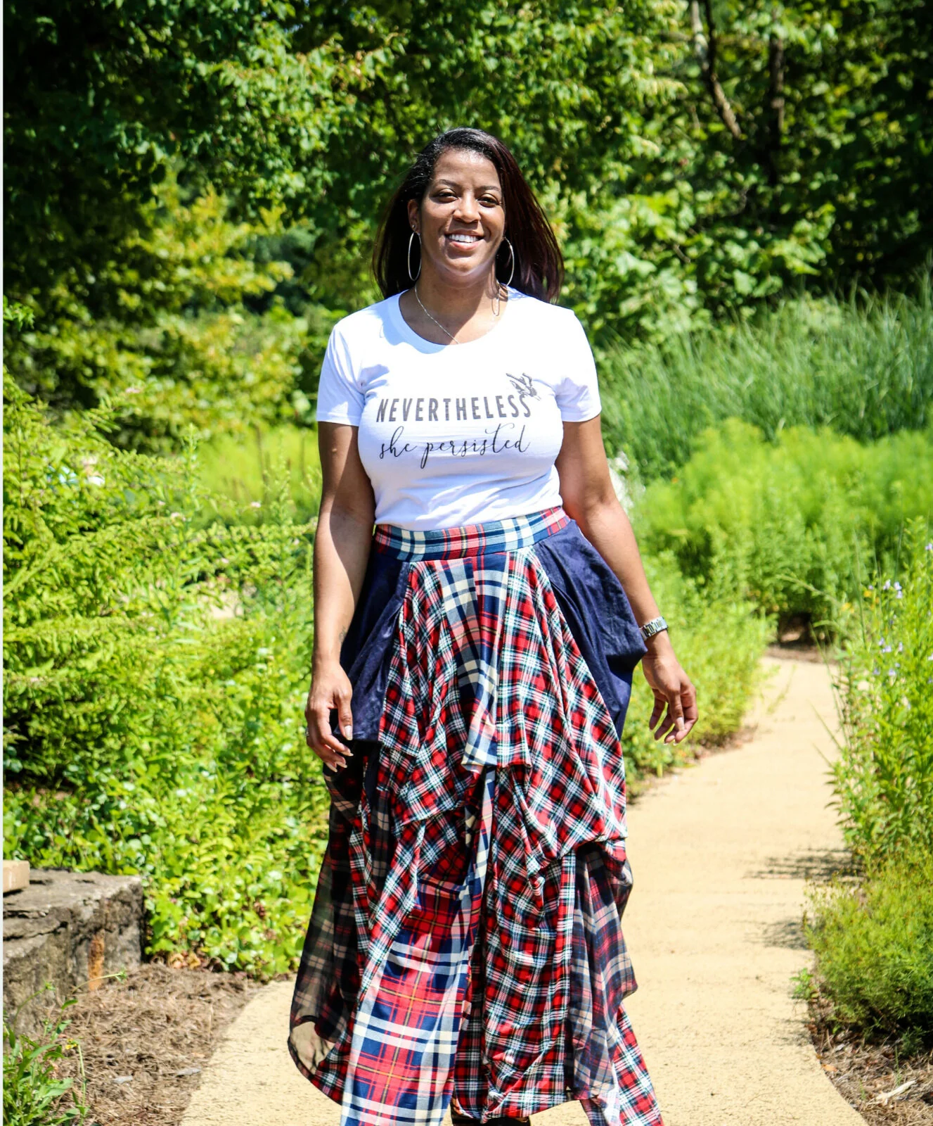 Shanita Brown smiling outdoors