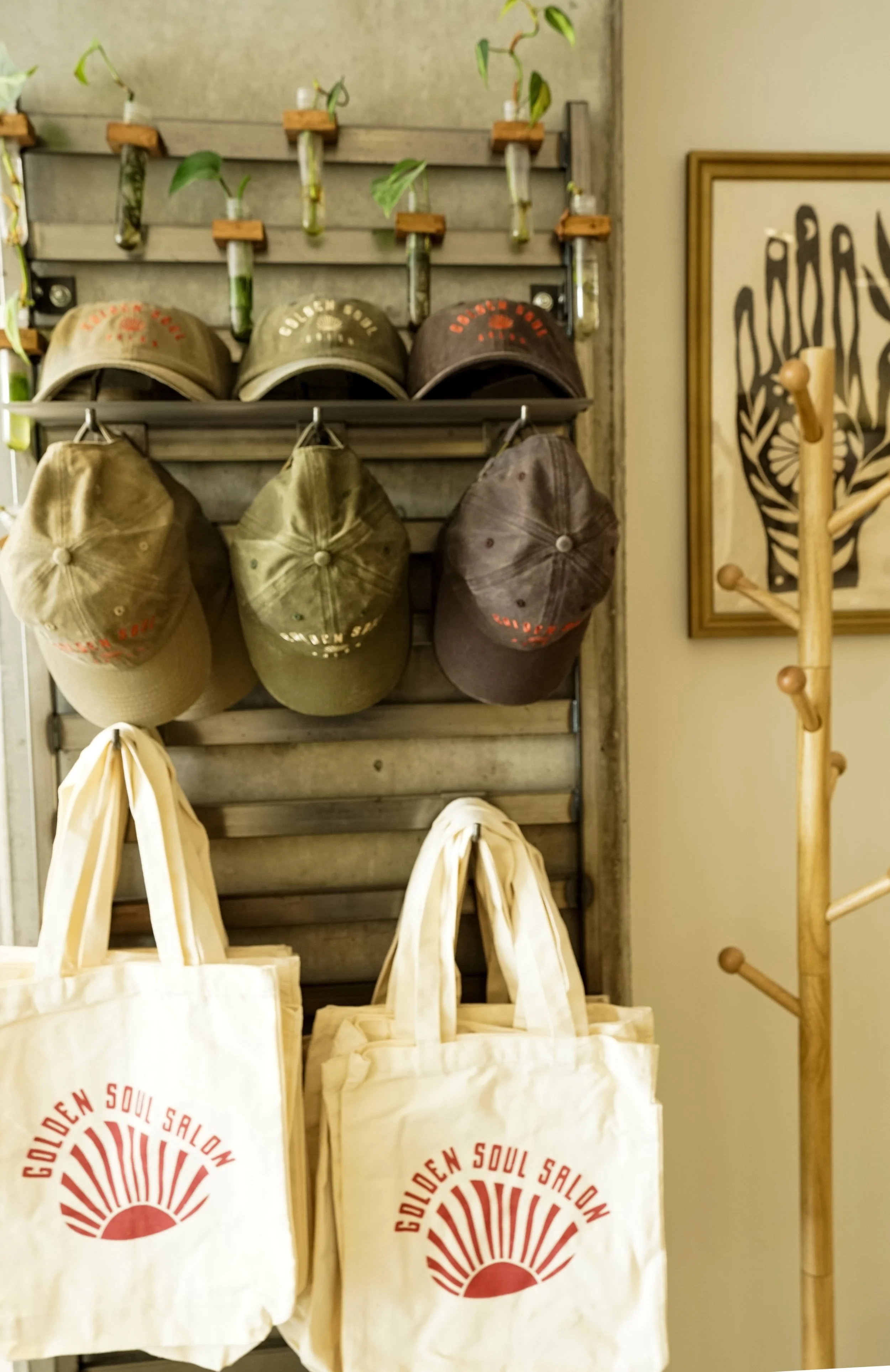 salon merch tree