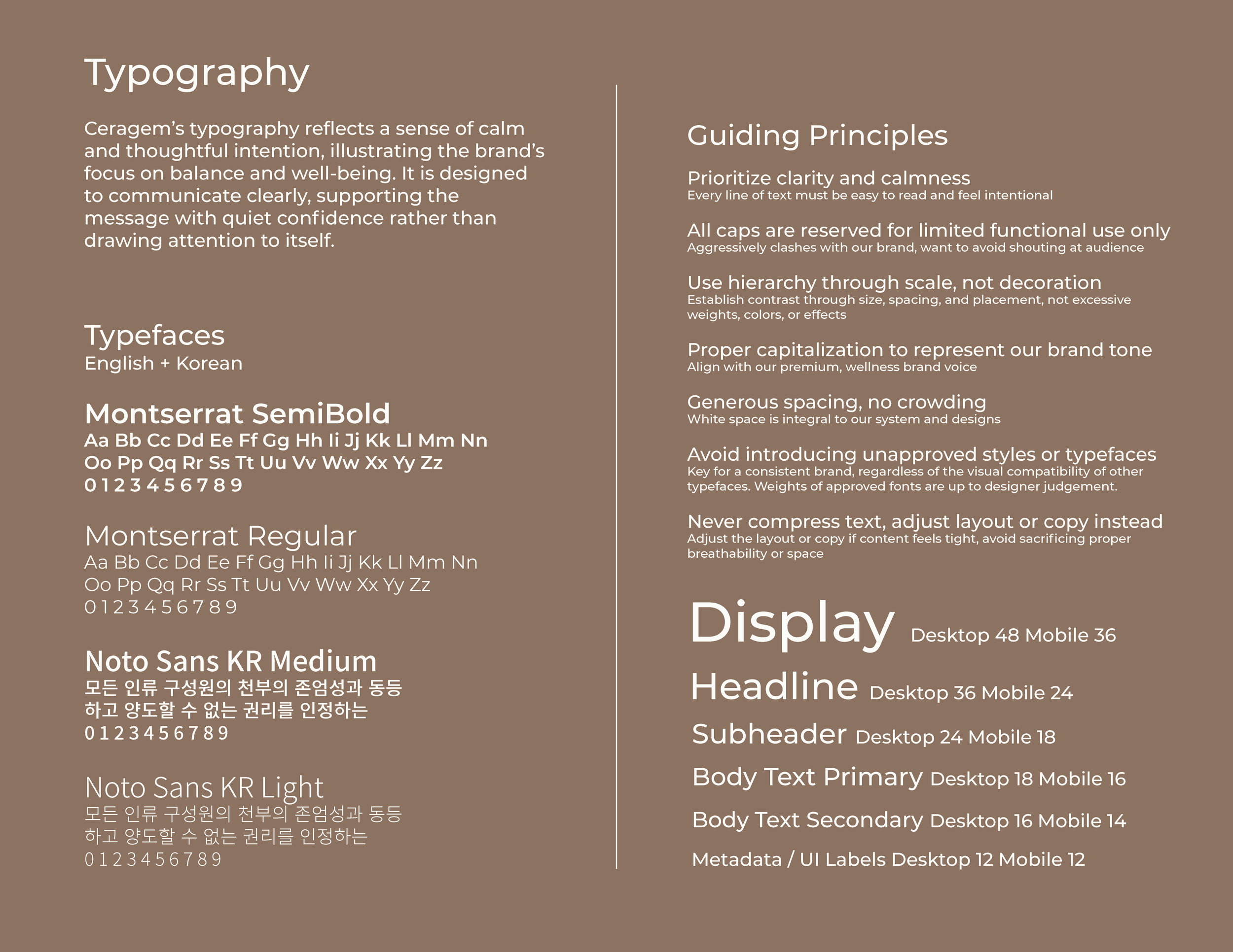 Brand Kit Typography