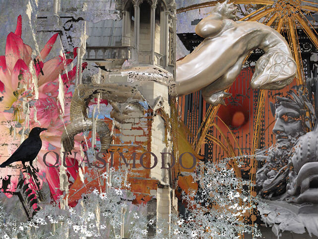 TWO DAYS IN PARIS (2010): A dragon tears herself from the stationary state of Monet’s “Water Lilies” and Notre Dame, teased to life by the magnificent beauty of a calla lily and guided by the crow’s boldness and shape-shifting magic.