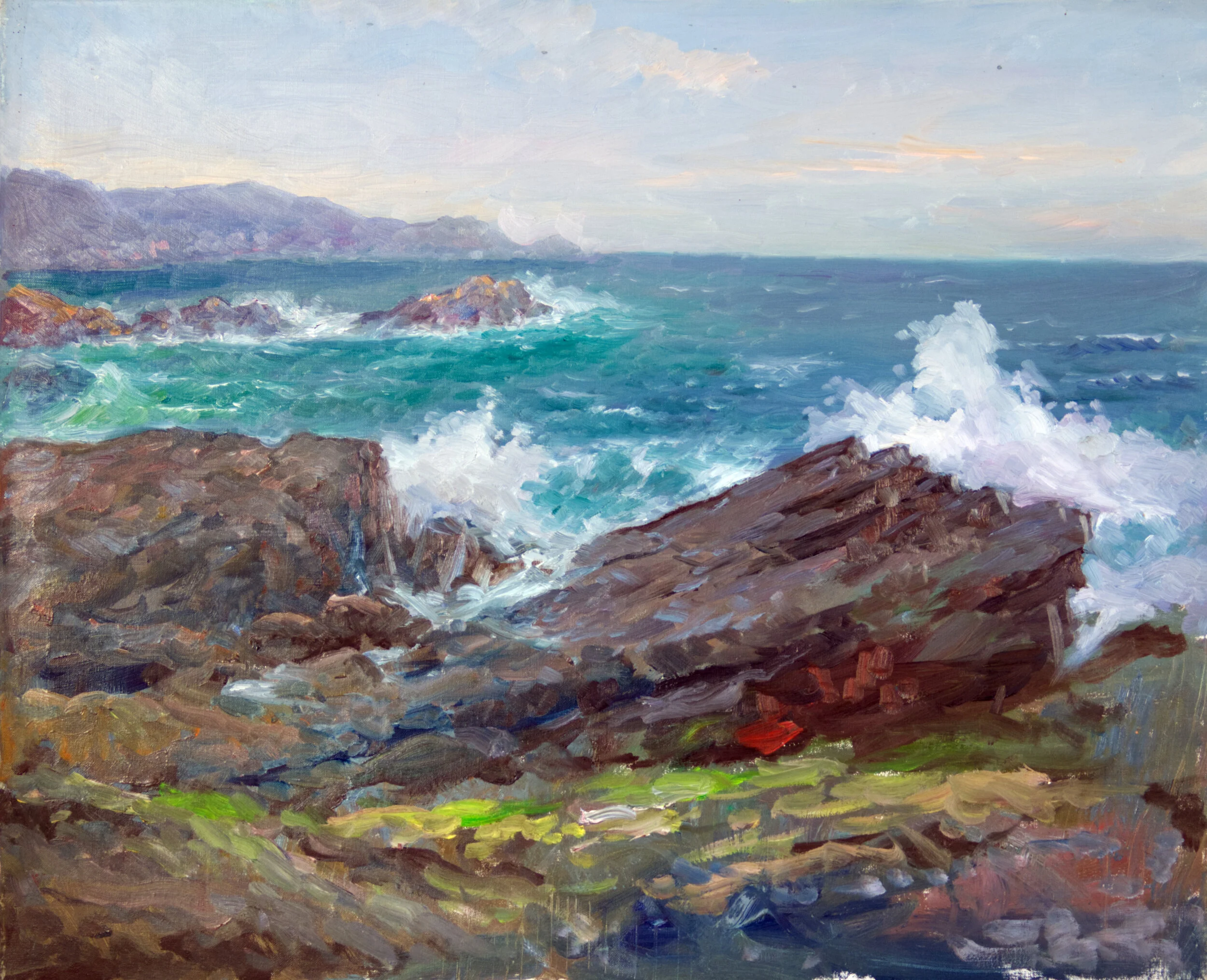 Fine Art Painting by Alexander Dzigurski I, Point Reye — Dzigurski Gallery