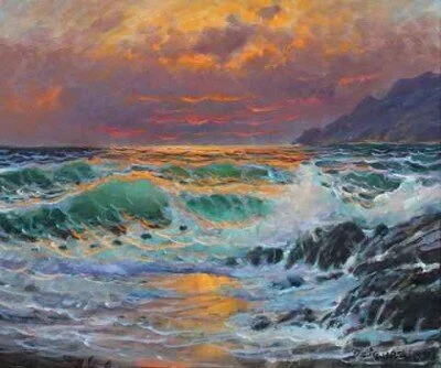 Carmel Sunsetting
Alex Dzigurski II
20x24 
Viewable at Classic Art Gallery
Carmel, California