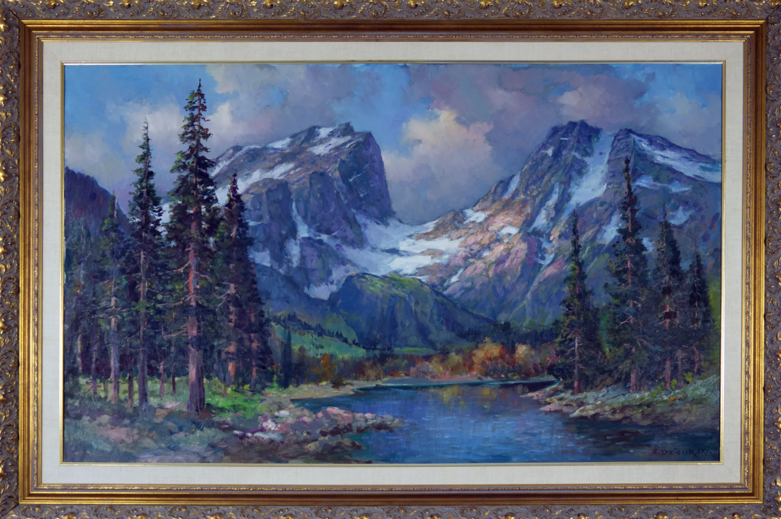 Bear Lake, Colorado
Alexander Dzigurski I
1975
Contact for price.
36 X 30
Masterwork showcased in his book, The Art of Alexander Dzigurski.
Piece viewable at Dzigurski Gallery.
Viewing by Appointment Only.