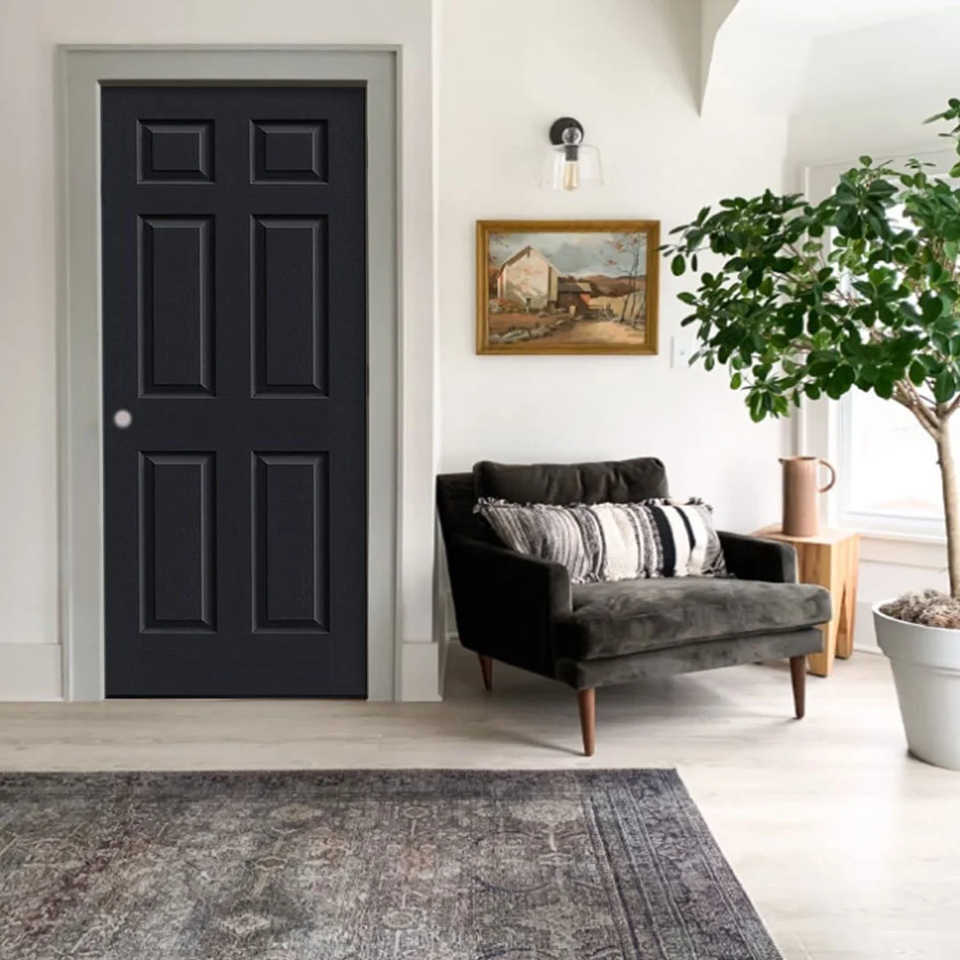 Masonite Classics™ Six Panel Text Moulded Panel Door — SURFACES INC.