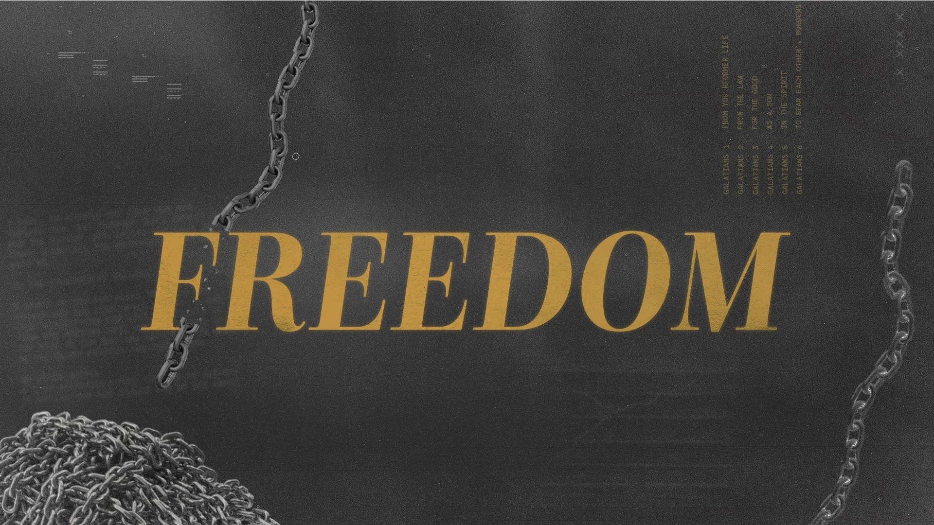 Freedom—From Your Former Life